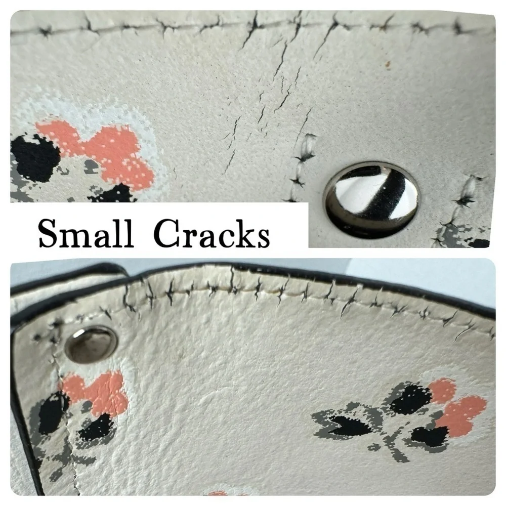 COACH MARKET TOTE IN BLACK PEBBLE LEATHER F36358 BRAMBLE CHALK FLORAL BAG